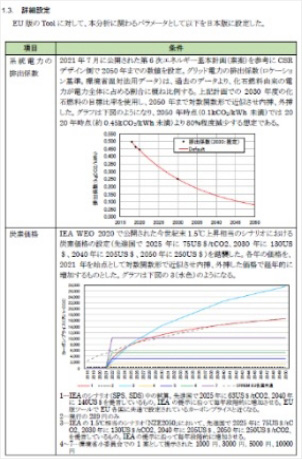 分析条件の整理