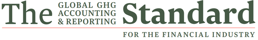 The Global GHG Accounting & Reporting Standard for the Financial Industry